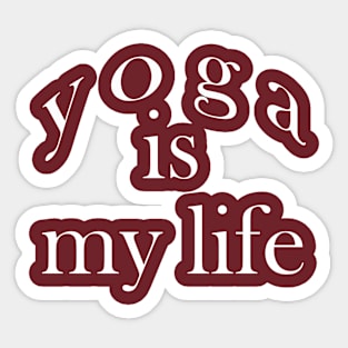 my life Sticker